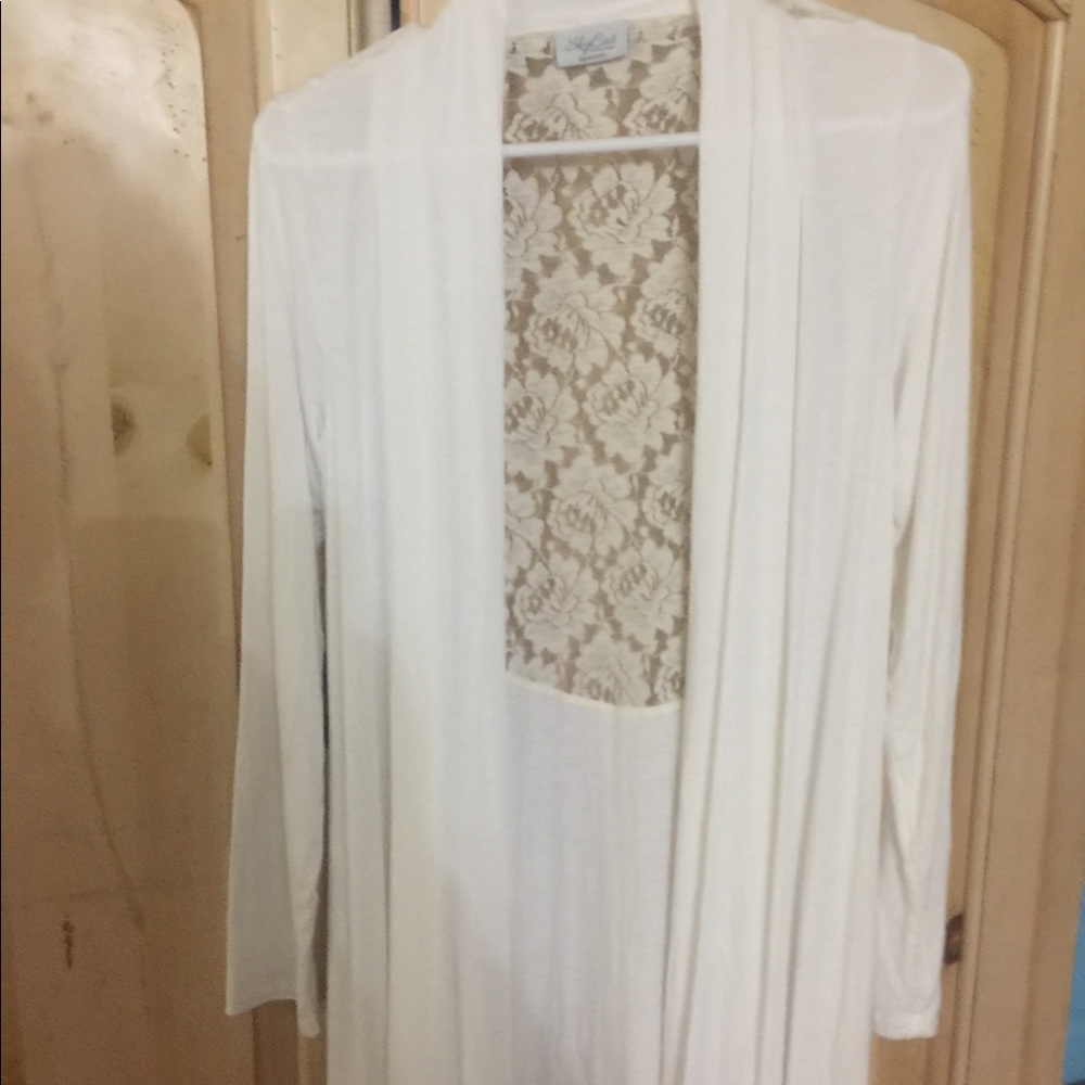 95%Bamboo fiber long open cardigan